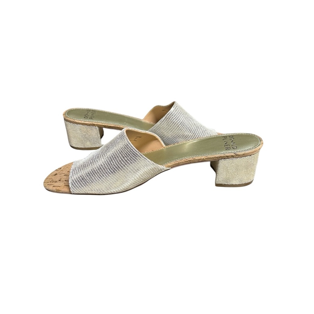 Donald J. Pliner Silver Sandals - Picture 4 of 8